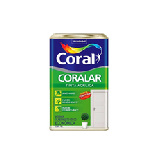 Coralar Acrílico Branco Neve 18l - 5206990 - Coral