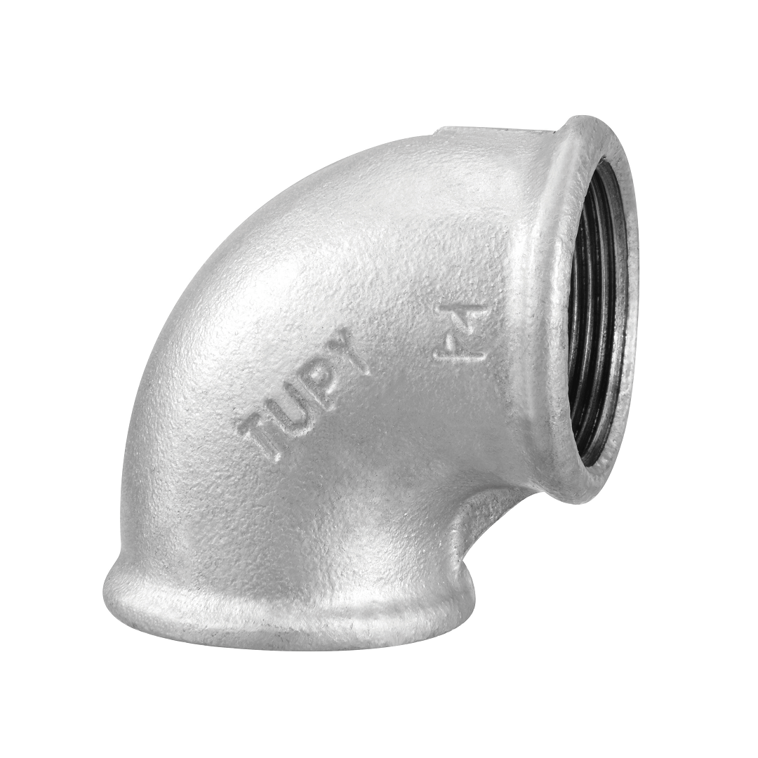 Joelho Bsp Fêmea Galvanizado 90° 3