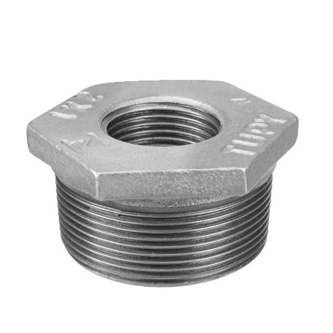 Bucha De Redução Bsp Galvanizado 1.1/2x1