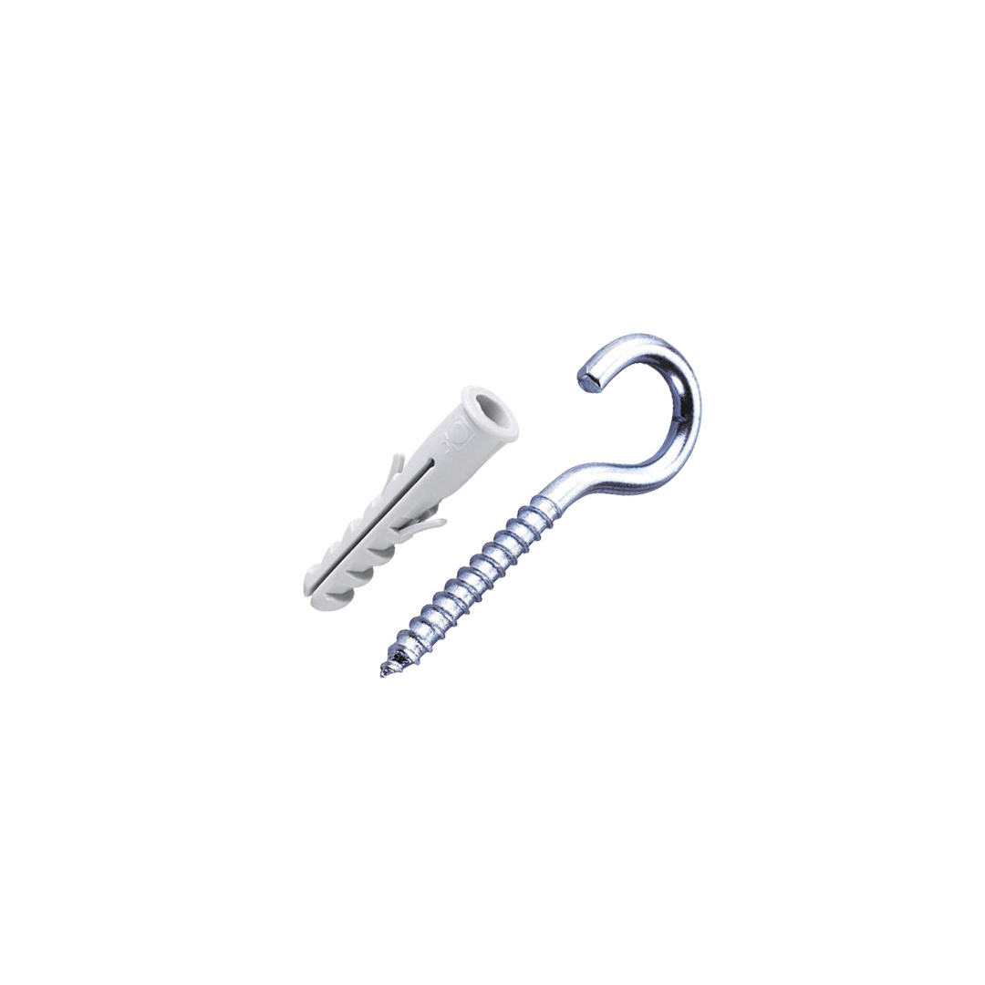 Gancho Para Bucha 3x50 5mm 4 Unidades - 7201 - Bemfixa