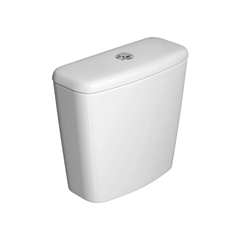 Caixa Acoplada Dual Flux 3/6l Izy Aspen Branco Botão Cromado - Deca - Cd.00f.17
