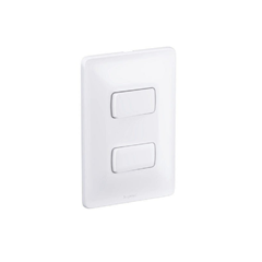 Conjunto 4x2 10a Com 2 Interruptor Simples Zeffia - Pial - 680101
