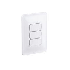 Conjunto 4x2 10a Com 3 Interruptor Simples Zeffia - Pial - 680102