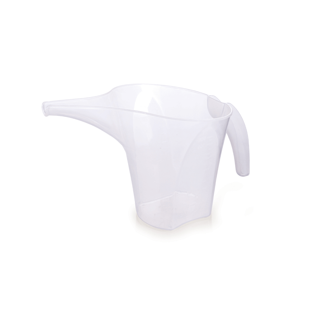 Jarra Plástica Graduada Funil 800ml Branca - 4644 - Plasutil