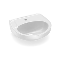 Lavatório Para Coluna Parati 47x42,5 Branco - 1180070011200 - Logasa