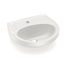 Lavatório Para Coluna Parati 47x42,5 Bege Areia - 1180070581200 - Logasa