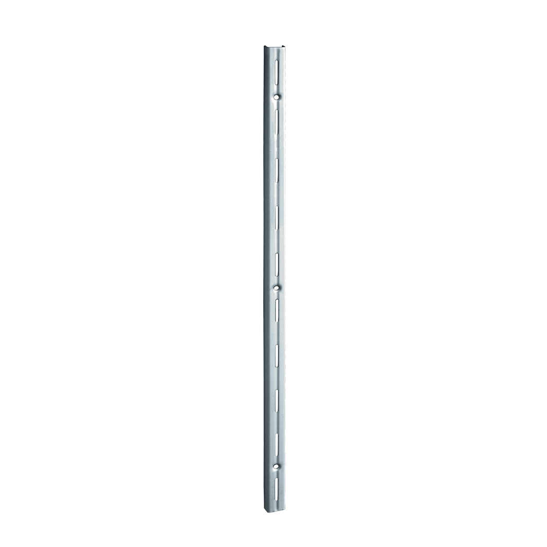 Trilho Para Prateleira De Aço Epóxi Encaixe Simples 100cm Prata - 8503-100 - Prat-K