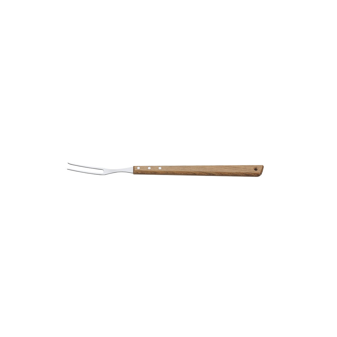 Garfo Trinchante Churrasco Com Lâmina Em Aço Inox E Cabo De Madeira 46cm - 26443/100 - Tramontina