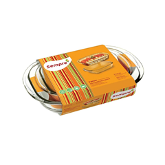 Conjunto Assadeiras Retangular Com 2 Peças 1512 - Mimo Utilidade - 9078