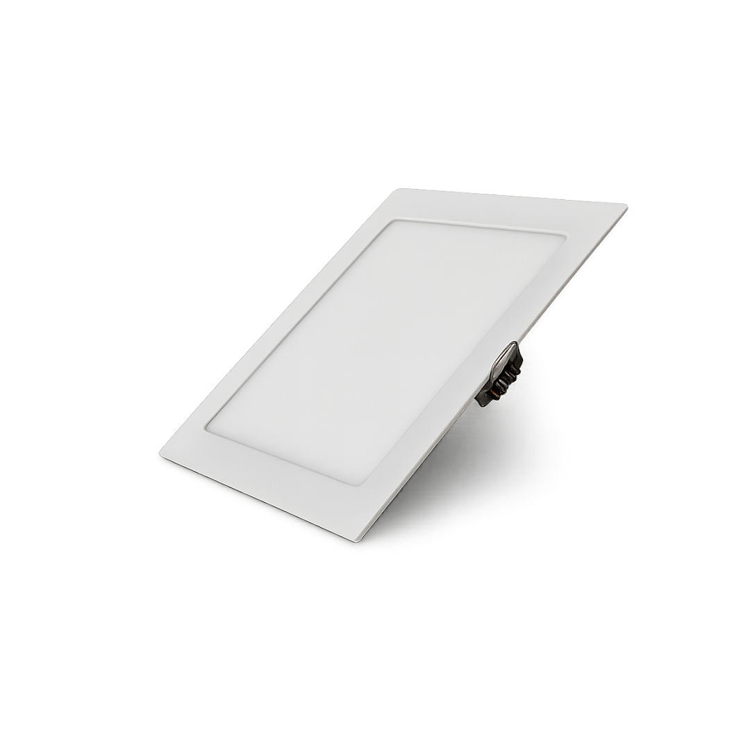 Luminária Plafon 9w 6500k Led Embutir Quadrado Branco Frio - Neotron - 36232