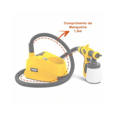 Pistola Para Pintura Elétrica 700ml Pev 900 220v - Vonder - 6220900220
