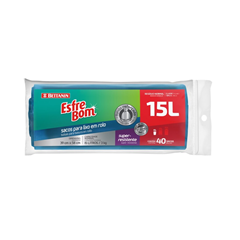 Saco De Lixo Em Rolo Com Fundo Reforçado De 15l 40 Sacos - Bettanin - Bt305