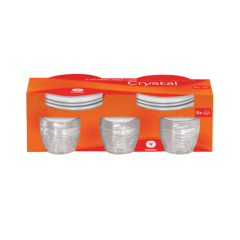 Conjunto 6 Xícaras De Chá Com Pires Em Vidro - Wheaton - 0360