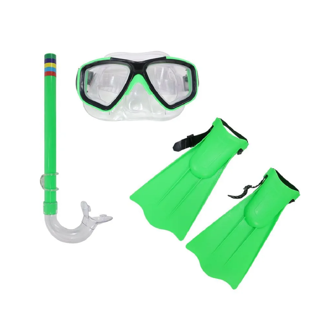 Kit Snorkel Galápagos Com Máscara E Nadadeiras Sortidos - Bel Fix - 39900