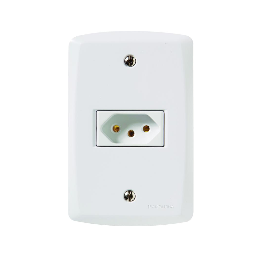 Conjunto 4x2 - 1 Tomada 2p+T 20a 250v - 57145/013 - Tramontina