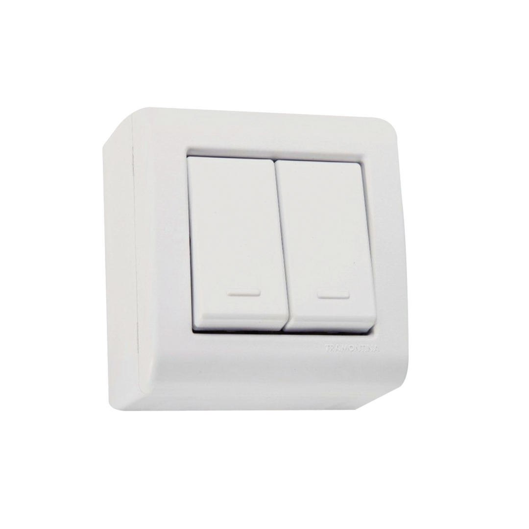 Conjunto Caa Com 2 Interruptores Simples 10a 250v - 57304/011 - Tramontina