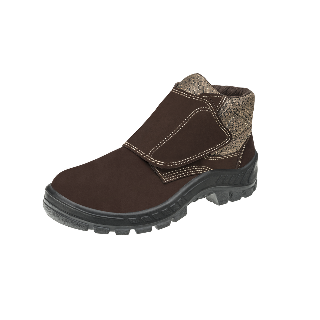 Bota De Couro Com Velcro Trekking Marrom Nº38 - 5459038 - Marluvas