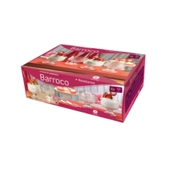 Conjunto 6 Taças Barroco Em Vidro - Wheaton - 1052