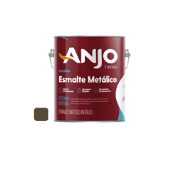 Esmalte Sintético Metálico 3,6 Litros Marrom Bronze - Anjo - 013357-27