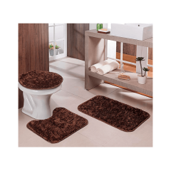 Kit Para Banheiro Classic Com 3 Peças Castor - Oasis - 20015