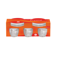 Conjunto 6 Xícaras De Café Com Pires Em Vidro - Wheaton - 2135