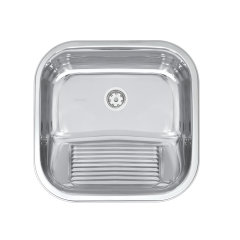 Tanque De Encaixe Hera 25l Em Aço Inox Polido Com Válvula 40x40cm - Tramontina - 94403/407