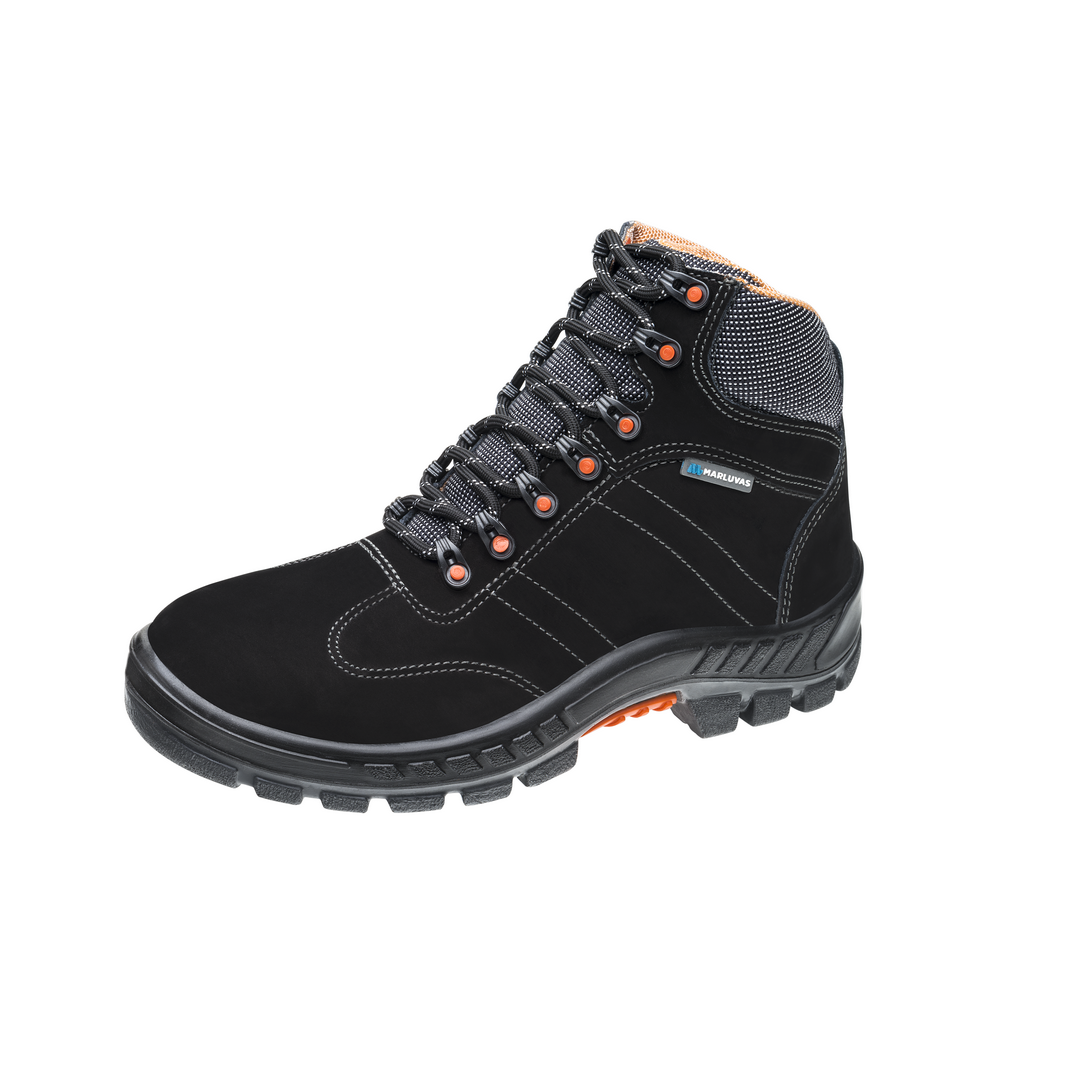 Bota De Couro Com Cadarço Preta Premier Nº 43 - 5803043 - Marluvas 