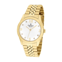 Relógio Feminino Pulseira Dourada Original - Champion - Cn25298w