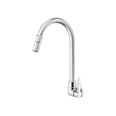 Torneira Para Cozinha De Parede Bica Alta Gali Cromada - Docol - 90008014006