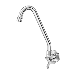 Torneira Para Cozinha De Parede Nova Pertutti Bica Alta Cromada - Docol - 90009028006