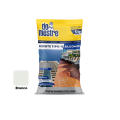 Rejunte Siliconado Branco Tipo Ii 5kg - Do Mestre - 1026.000001