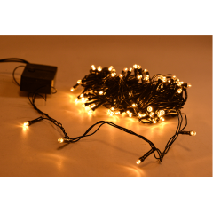 Pisca Com 100 Led 8 Funções Branco Quente 220v - Rio De Ouro - Ntl7100q220v