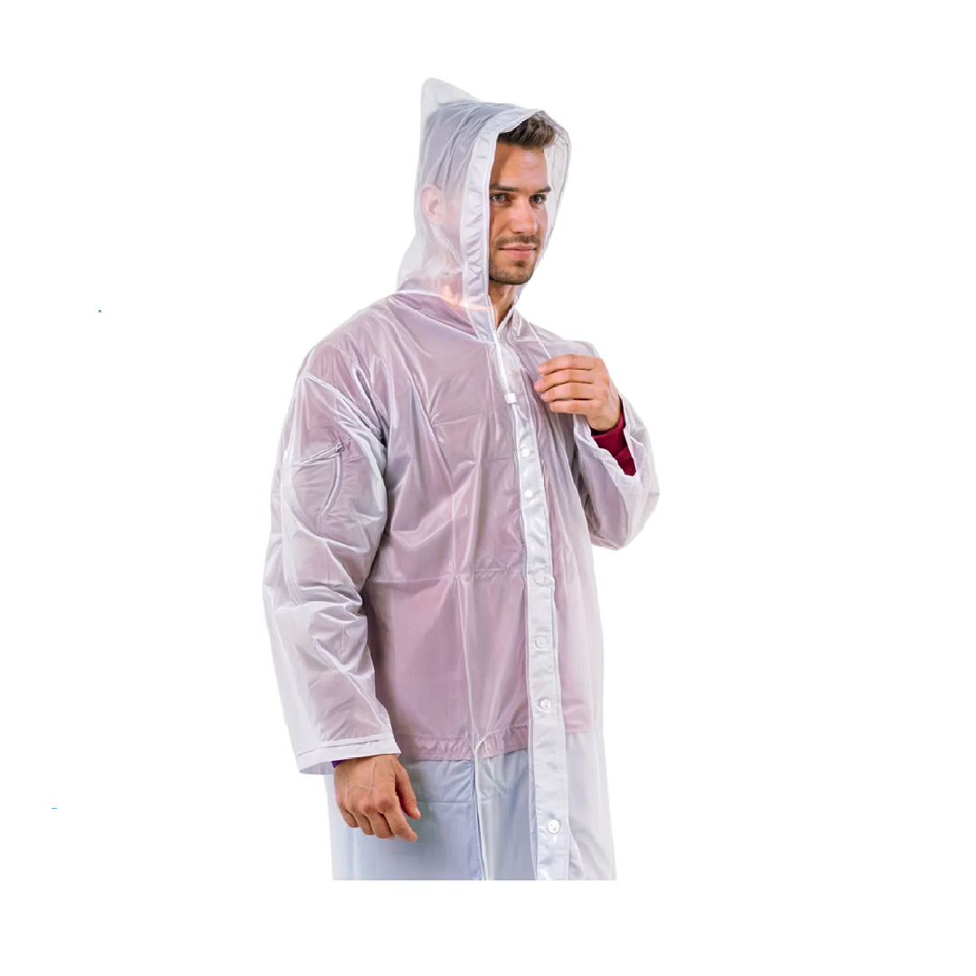 Capa De Chuva Pvc Transparente Impermeável Gg - Reducap - 538