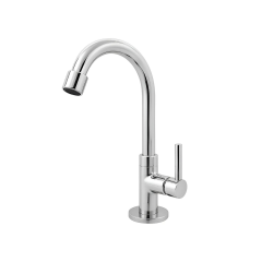 Torneira Para Lavatório Em Metal Abs De Mesa Bica Móvel Alta Tivoli Jr Cromada 1196 - 80470010 - Sigma