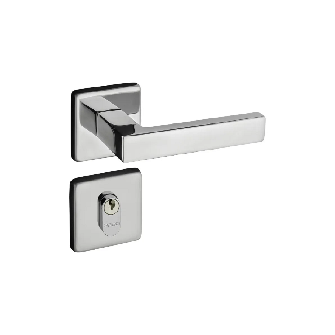 Fechadura Concept Zm  Roseta Em Aço Cromado Externa 409e - 54022239 - Pado