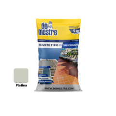 Rejunte Siliconado Platina Tipo Ii 5kg - Do Mestre - 1026.000002