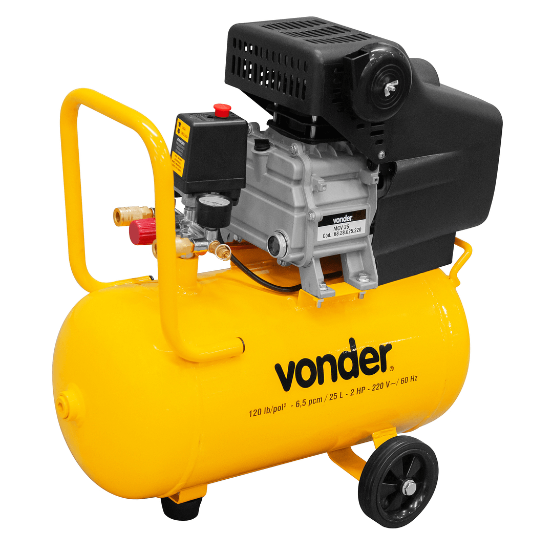 Compressorm Cv25 6,5/25 2hp 220v - 6061181000 - Vonder