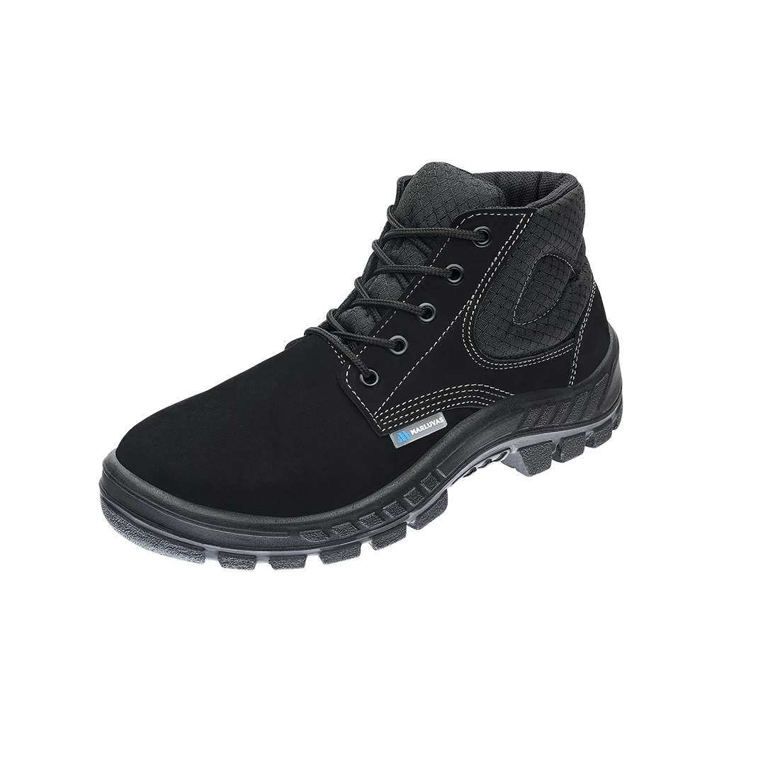 Bota De Couro Com Cadarço Trekking Preta Nº 37 - 7069037 - Marluvas 