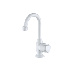 Torneira Para Lavatório De Mesa Abs Bica Alta F27 Branco 1195 - Lorenzetti - 7110001