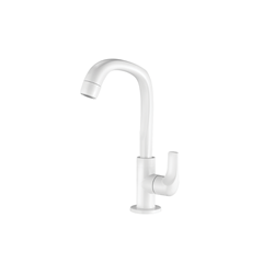 Torneira Para Lavatório De Mesa Abs Bica Alta F61 Branco 1195 - Lorenzetti - 7110049
