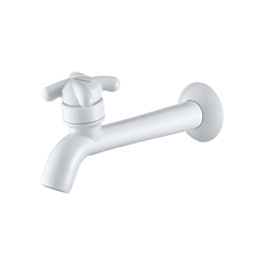 Torneira Para Pia De Parede Abs F34 Bica Longa Branco 1132 - Lorenzetti - 7111004
