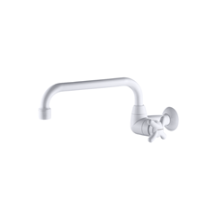 Torneira Para Cozinha De Parede Abs Bica Móvel F34 Branco 1164 - Lorenzetti - 7111047
