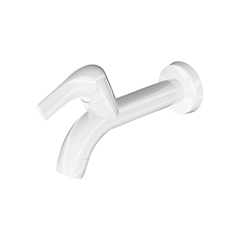 Torneira Para Pia De Parede Abs F61 Bica Longa Branco 1132 - Lorenzetti - 7111080
