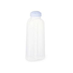 Garrafa Plástica De 1 Litro Branca - Plasvale - 6178300