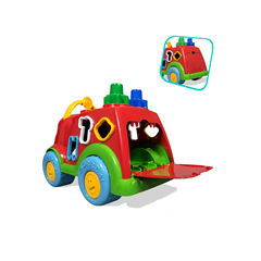 Dino Bombeiro Com Blocos Baby Land - Cardoso - 3027