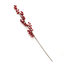 Galho Natalino Para Decoração Fruto Vermelho - Rio De Ouro - Nta86026