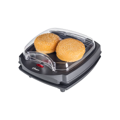 Grill Elétrico Burguer 2em1 Com Estufa Antiaderente 220v Preto - Oster - Ogrl500