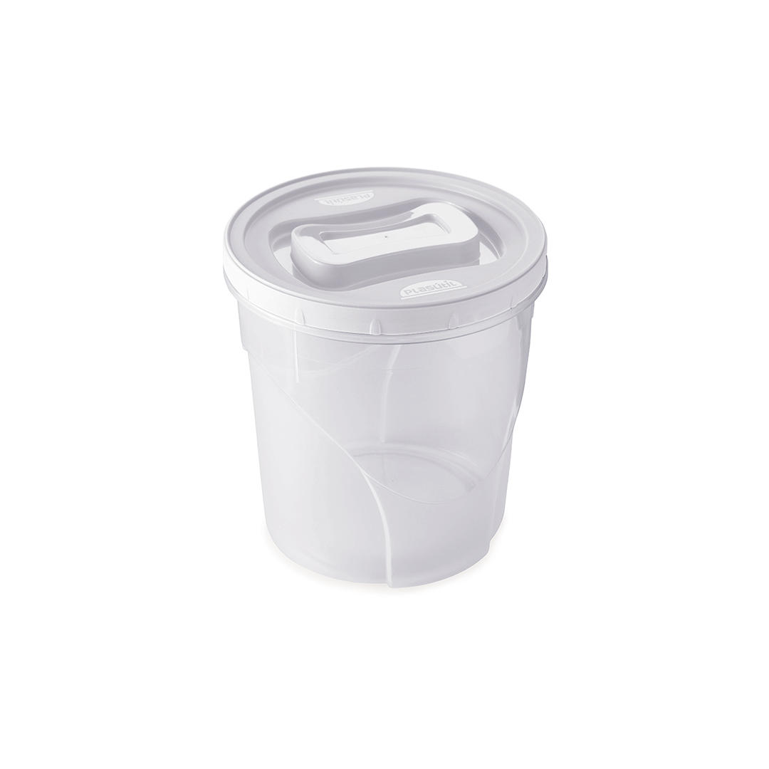 Pote Plástico Redondo Rosca 4,5l - 2834 - Plasutil