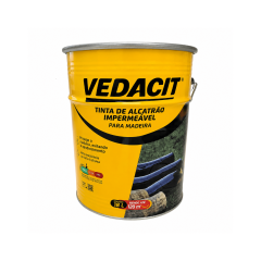 Tinta Alcatrão Impermeabilizante Para Madeira 18l - Vedacit - 132418