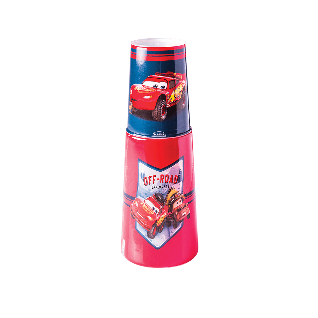 Moringa Infantil Com Copo 960ml Carros - 13230 - Plasutil